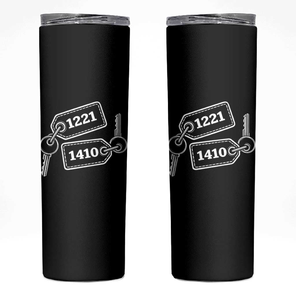 Room Numbers Team Hollanov Skinny Tumbler LGBT Romance Hockey Fan