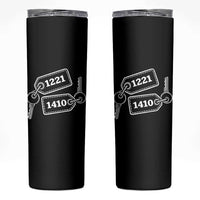 Room Numbers Team Hollanov Skinny Tumbler LGBT Romance Hockey Fan