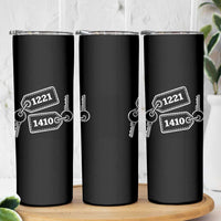 Room Numbers Team Hollanov Skinny Tumbler LGBT Romance Hockey Fan