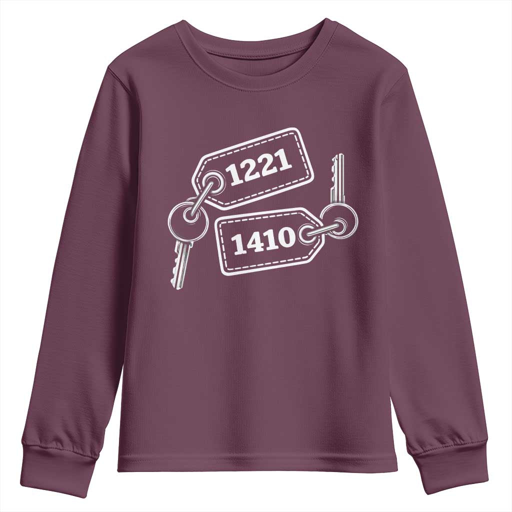 Room Numbers Team Hollanov Youth Sweatshirt LGBT Romance Hockey Fan