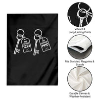 Room Numbers Team Hollanov Garden Flag LGBT Romance Hockey Fan Im Coming To The Cottage