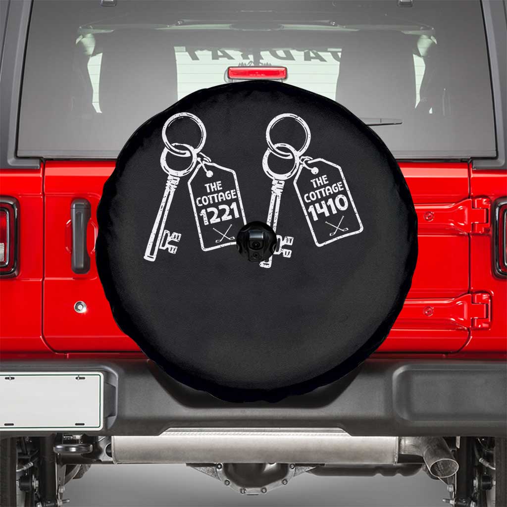 Room Numbers Team Hollanov Spare Tire Cover LGBT Romance Hockey Fan Im Coming To The Cottage