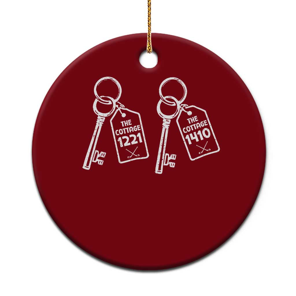 Room Numbers Team Hollanov Ceramic Ornament LGBT Romance Hockey Fan Im Coming To The Cottage