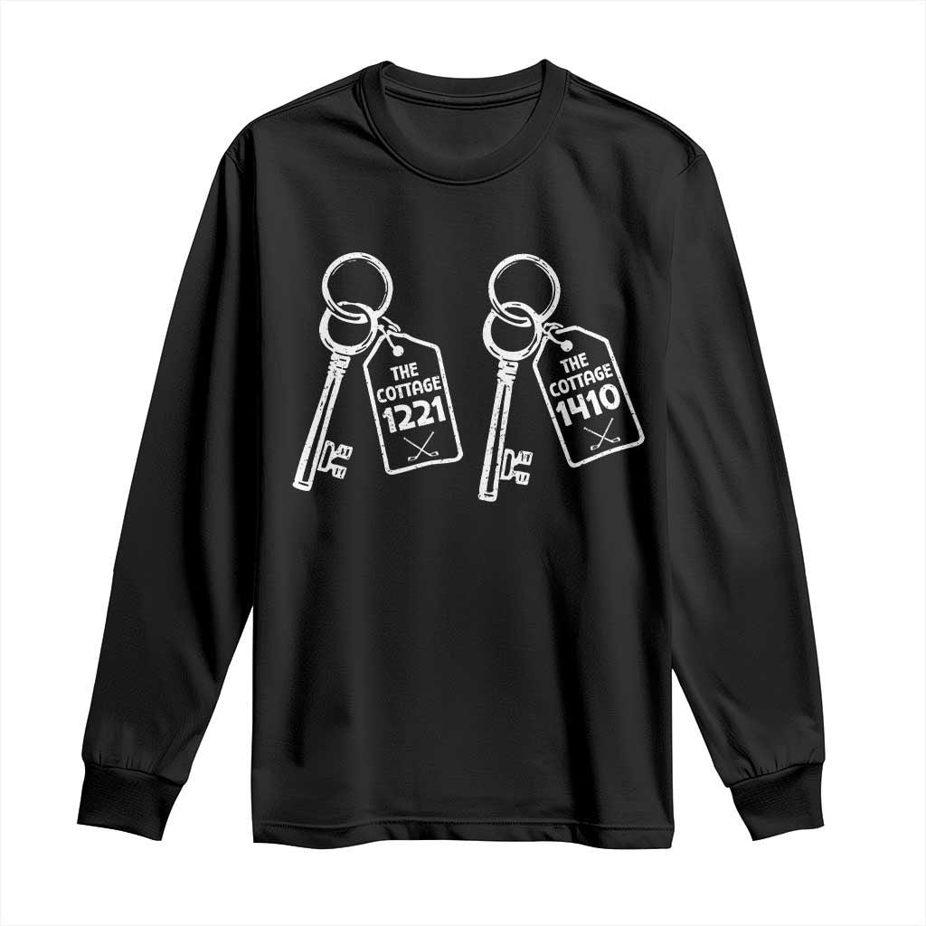 Room Numbers Team Hollanov Long Sleeve Shirt LGBT Romance Hockey Fan Im Coming To The Cottage