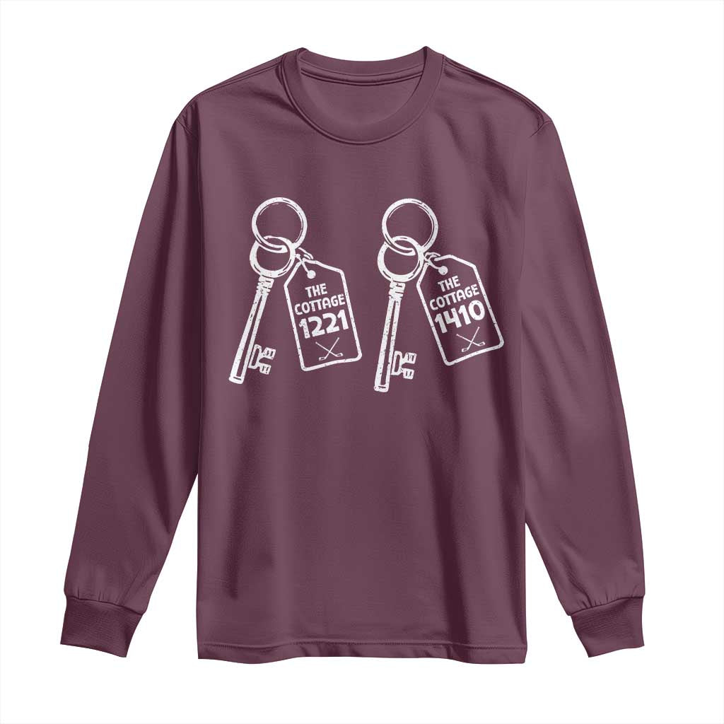 Room Numbers Team Hollanov Long Sleeve Shirt LGBT Romance Hockey Fan Im Coming To The Cottage