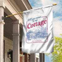 Will You Come To My Cottage This Summer Garden Flag LGBT Romance Hockey Fan