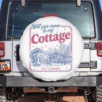 Will You Come To My Cottage This Summer Spare Tire Cover LGBT Romance Hockey Fan