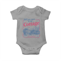 Will You Come To My Cottage This Summer Baby Onesie LGBT Romance Hockey Fan