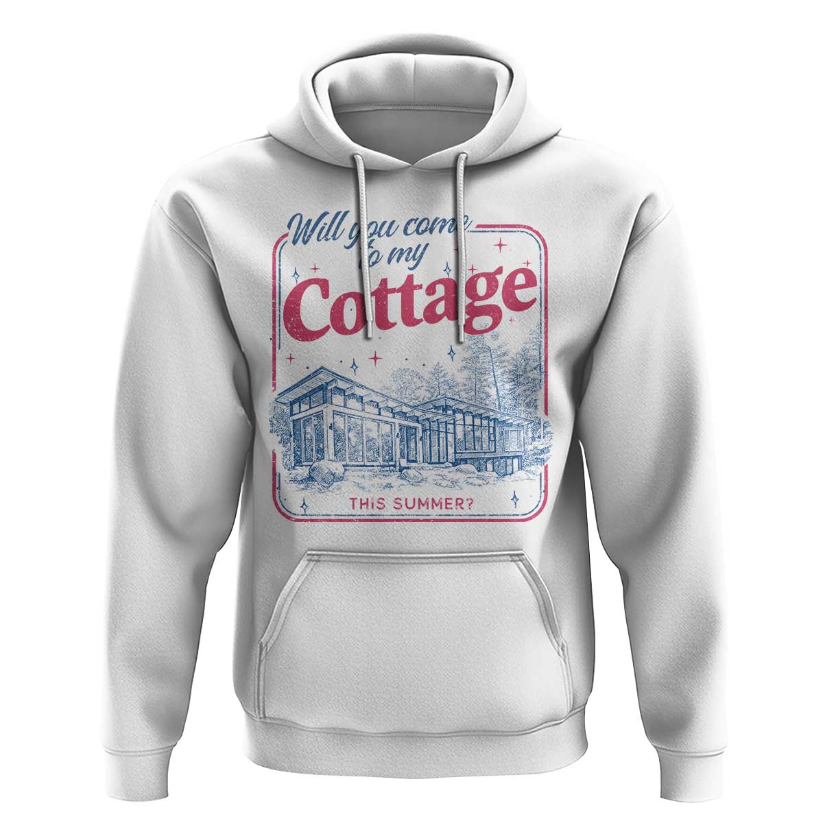 Will You Come To My Cottage This Summer Hoodie LGBT Romance Hockey Fan