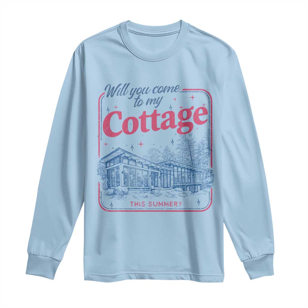 Will You Come To My Cottage This Summer Long Sleeve Shirt LGBT Romance Hockey Fan