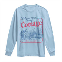 Will You Come To My Cottage This Summer Long Sleeve Shirt LGBT Romance Hockey Fan