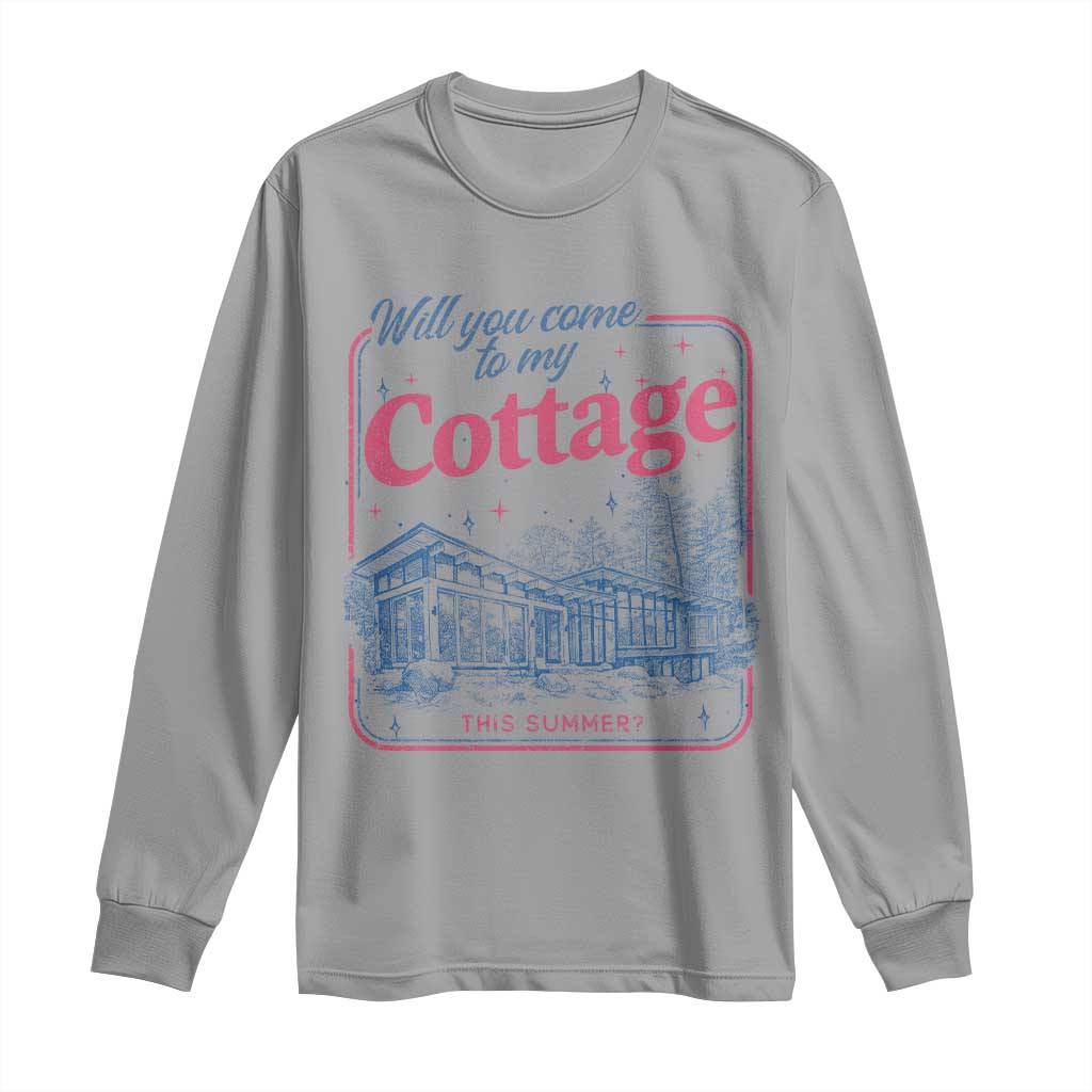 Will You Come To My Cottage This Summer Long Sleeve Shirt LGBT Romance Hockey Fan