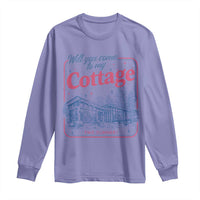 Will You Come To My Cottage This Summer Long Sleeve Shirt LGBT Romance Hockey Fan