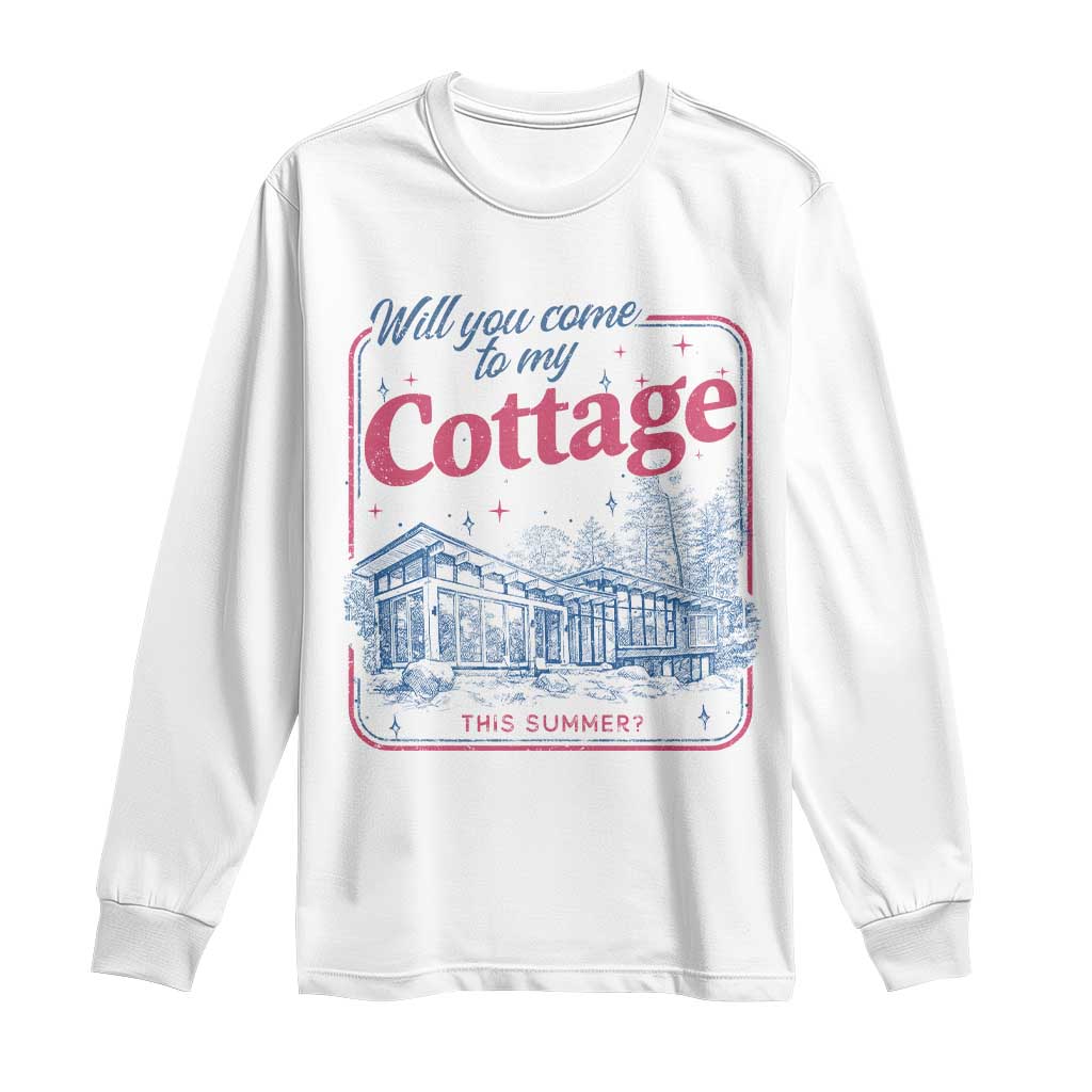 Will You Come To My Cottage This Summer Long Sleeve Shirt LGBT Romance Hockey Fan