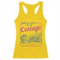 Will You Come To My Cottage This Summer Racerback Tank Top LGBT Romance Hockey Fan