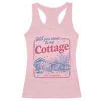Will You Come To My Cottage This Summer Racerback Tank Top LGBT Romance Hockey Fan