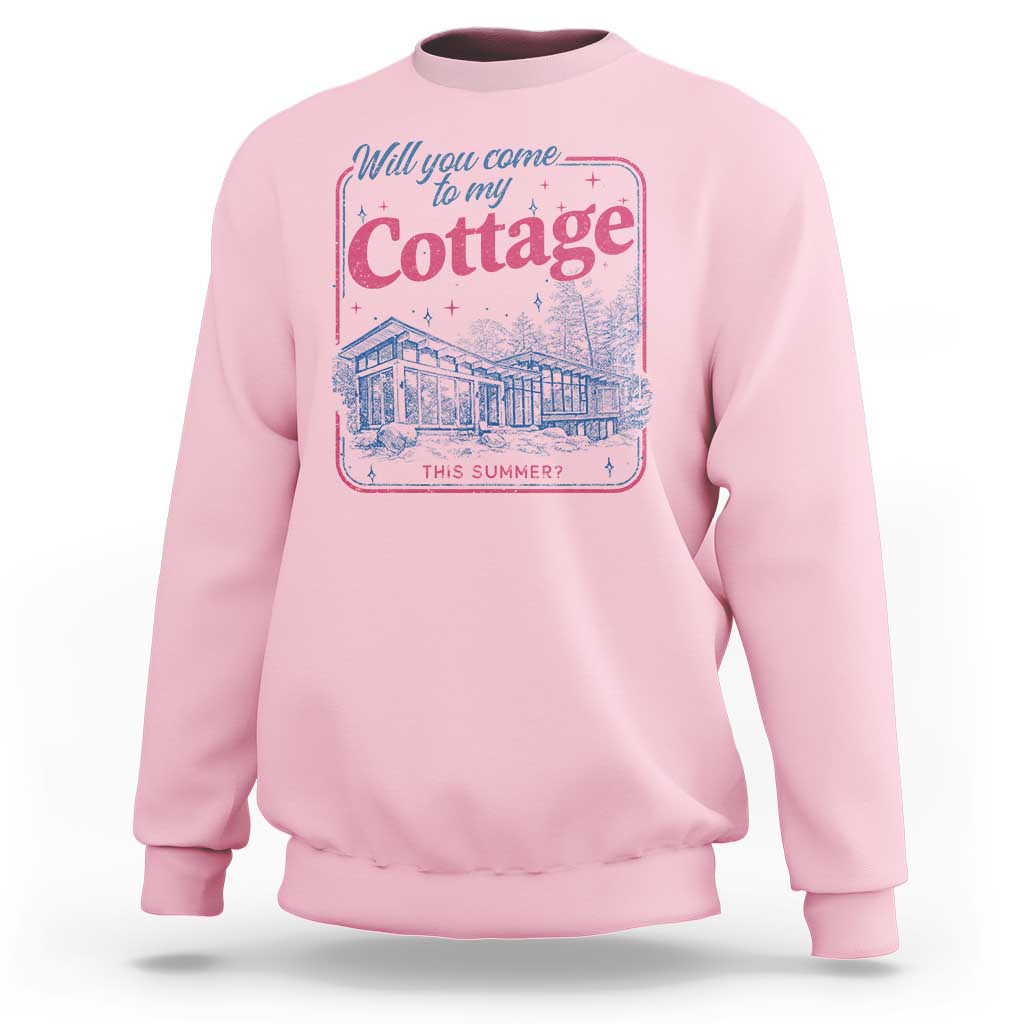 Will You Come To My Cottage This Summer Sweatshirt LGBT Romance Hockey Fan
