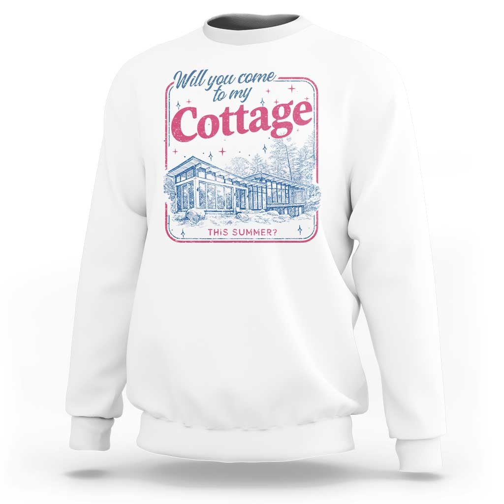 Will You Come To My Cottage This Summer Sweatshirt LGBT Romance Hockey Fan