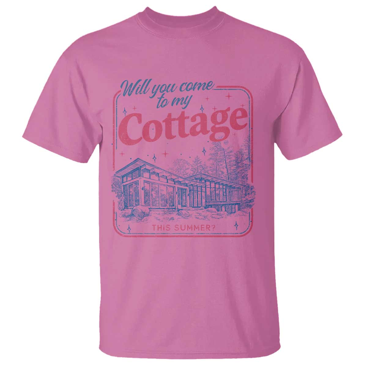 Will You Come To My Cottage This Summer T Shirt LGBT Romance Hockey Fan
