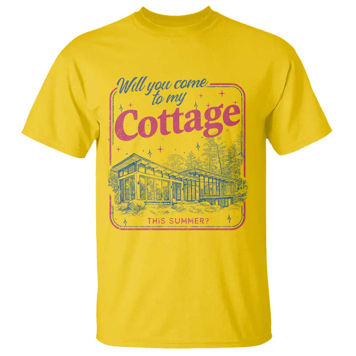 Will You Come To My Cottage This Summer T Shirt LGBT Romance Hockey Fan