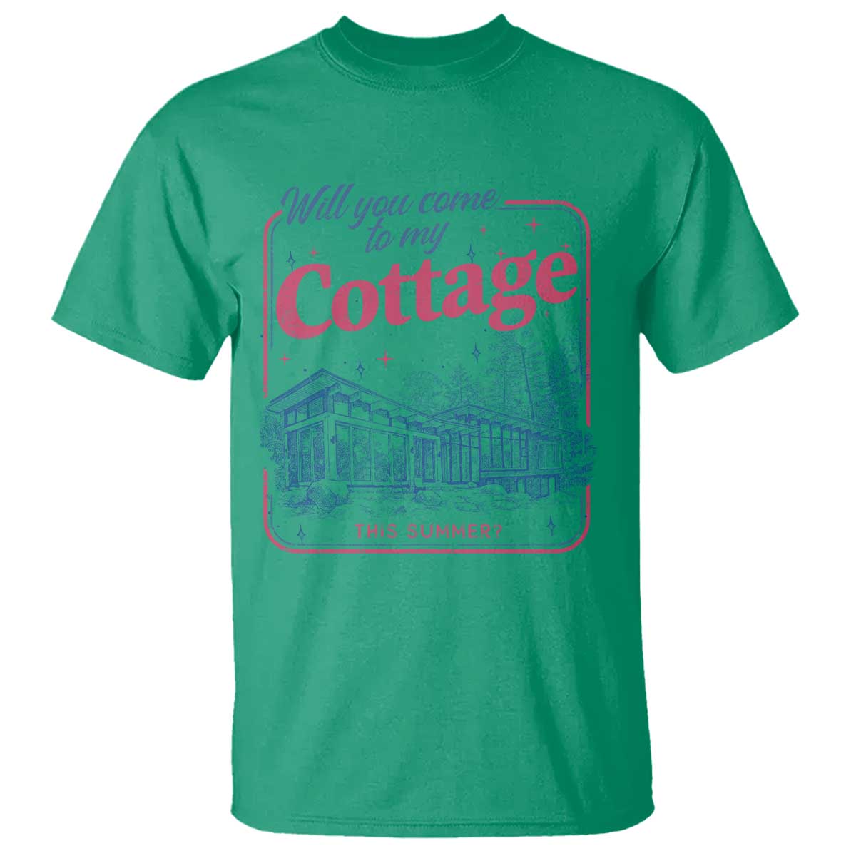 Will You Come To My Cottage This Summer T Shirt LGBT Romance Hockey Fan