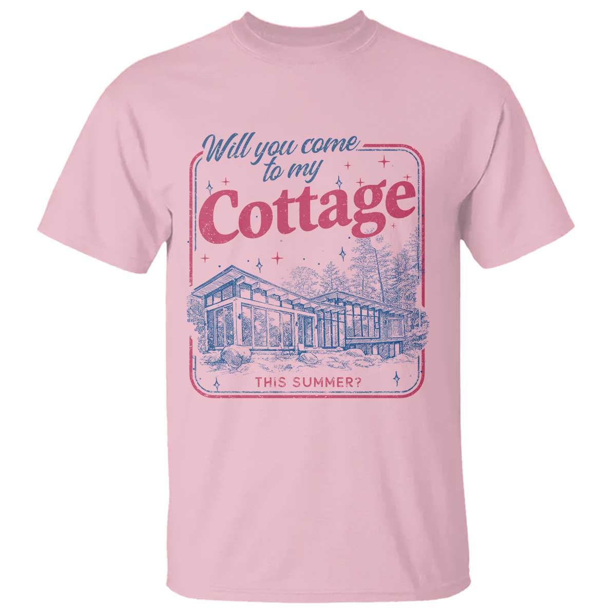 Will You Come To My Cottage This Summer T Shirt LGBT Romance Hockey Fan