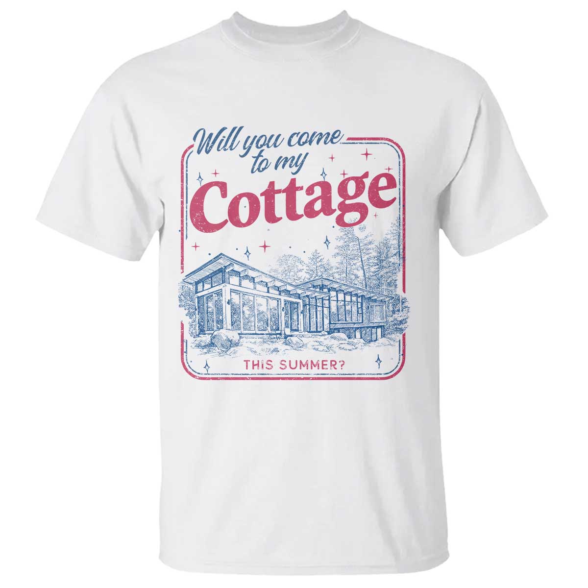 Will You Come To My Cottage This Summer T Shirt LGBT Romance Hockey Fan