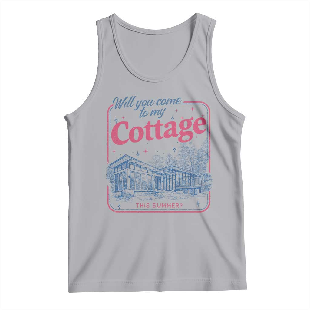Will You Come To My Cottage This Summer Tank Top LGBT Romance Hockey Fan