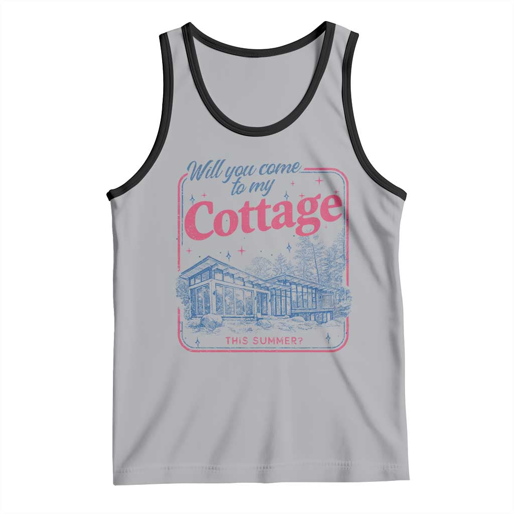 Will You Come To My Cottage This Summer Tank Top LGBT Romance Hockey Fan