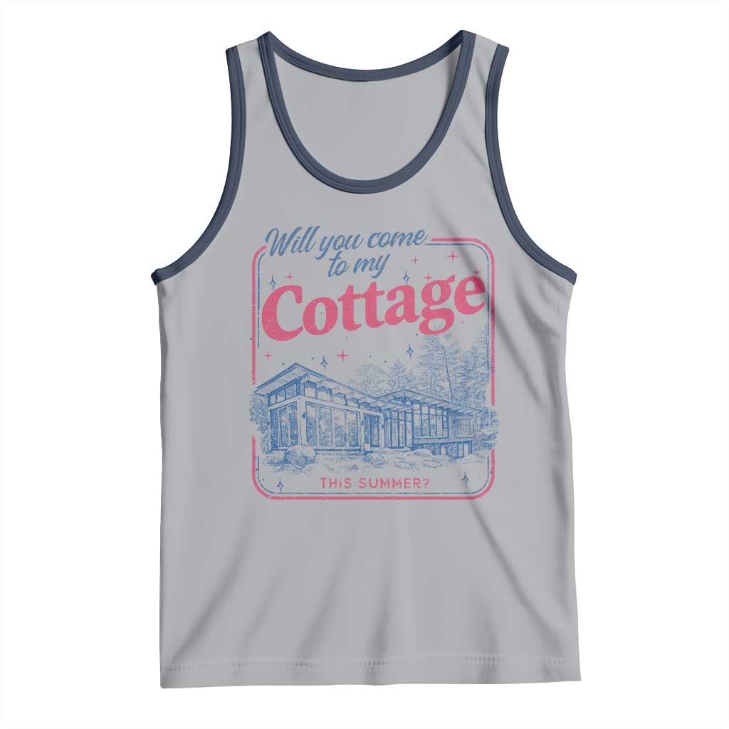 Will You Come To My Cottage This Summer Tank Top LGBT Romance Hockey Fan