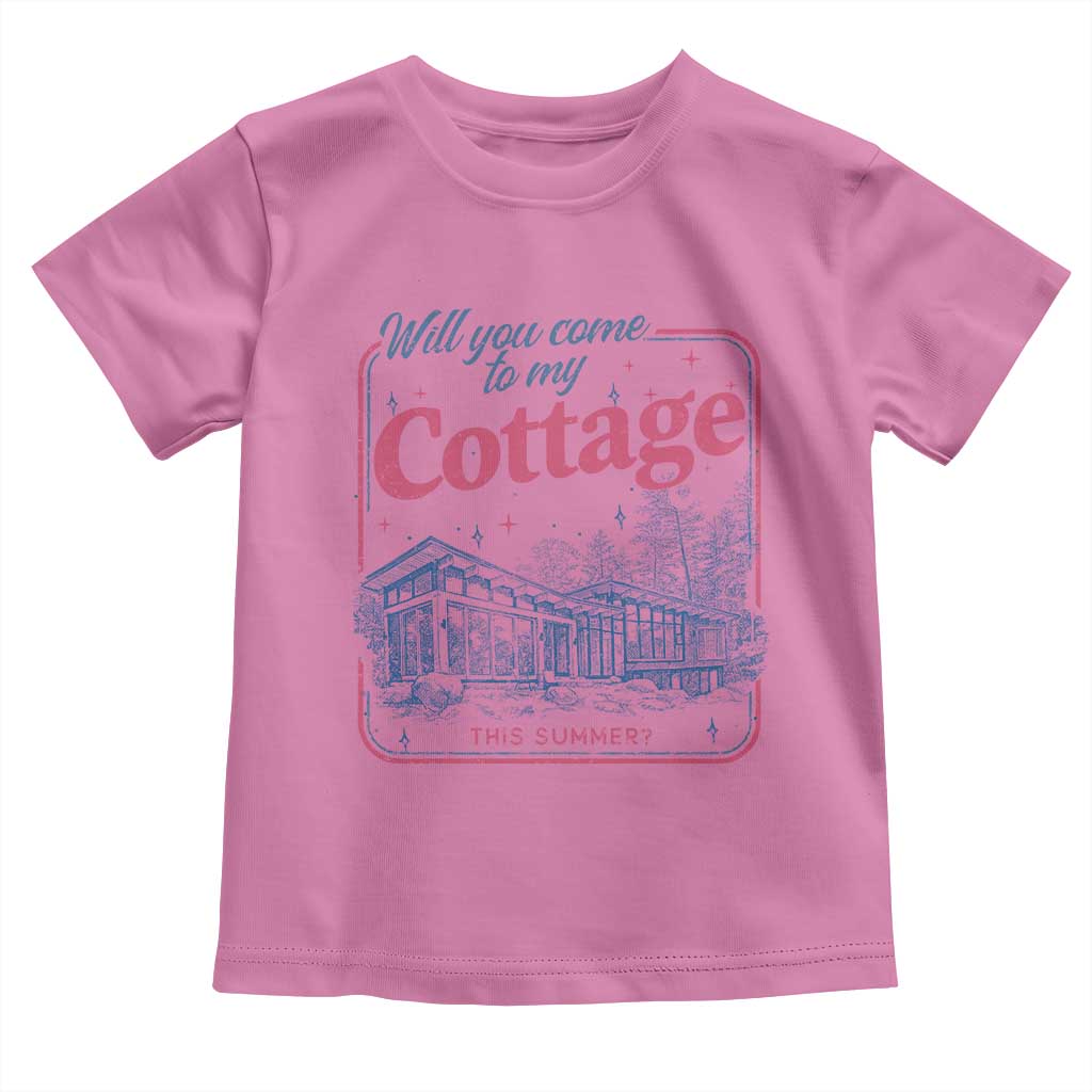 Will You Come To My Cottage This Summer Toddler T Shirt LGBT Romance Hockey Fan