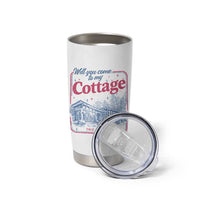 Will You Come To My Cottage This Summer Tumbler Cup LGBT Romance Hockey Fan