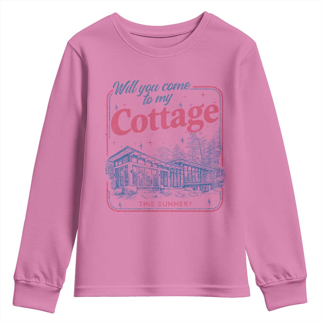 Will You Come To My Cottage This Summer Youth Sweatshirt LGBT Romance Hockey Fan