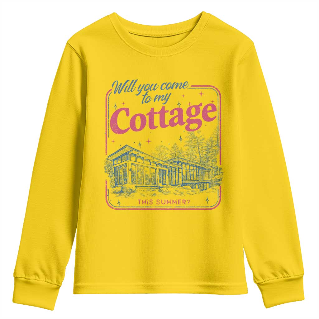 Will You Come To My Cottage This Summer Youth Sweatshirt LGBT Romance Hockey Fan