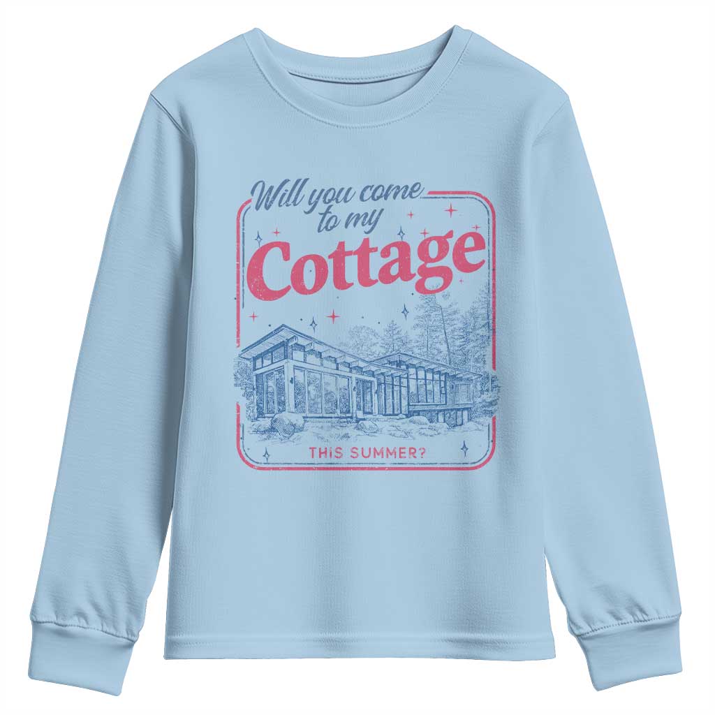 Will You Come To My Cottage This Summer Youth Sweatshirt LGBT Romance Hockey Fan