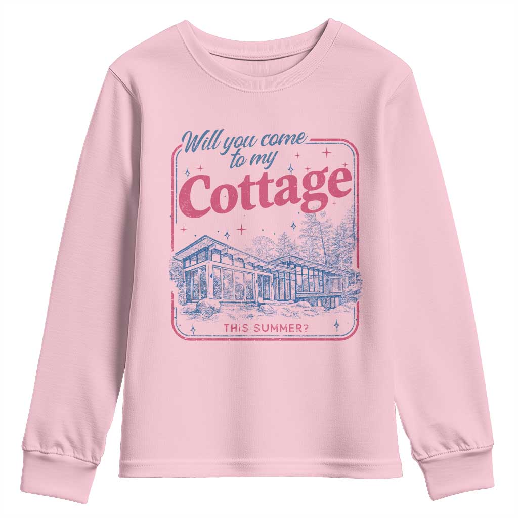 Will You Come To My Cottage This Summer Youth Sweatshirt LGBT Romance Hockey Fan