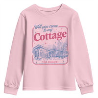 Will You Come To My Cottage This Summer Youth Sweatshirt LGBT Romance Hockey Fan