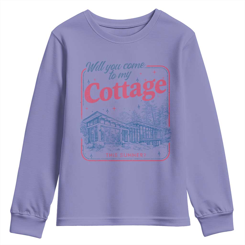 Will You Come To My Cottage This Summer Youth Sweatshirt LGBT Romance Hockey Fan
