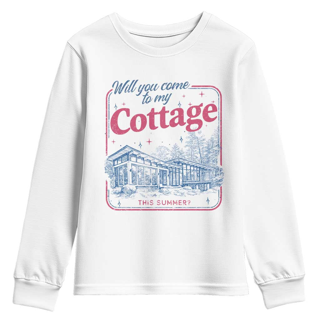 Will You Come To My Cottage This Summer Youth Sweatshirt LGBT Romance Hockey Fan