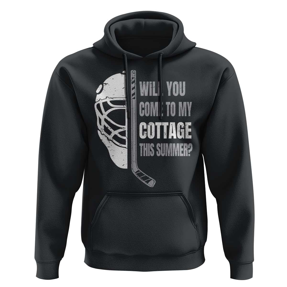 Will You Come To My Cottage This Summer Hoodie Retro LGBT Romance Hockey Fan