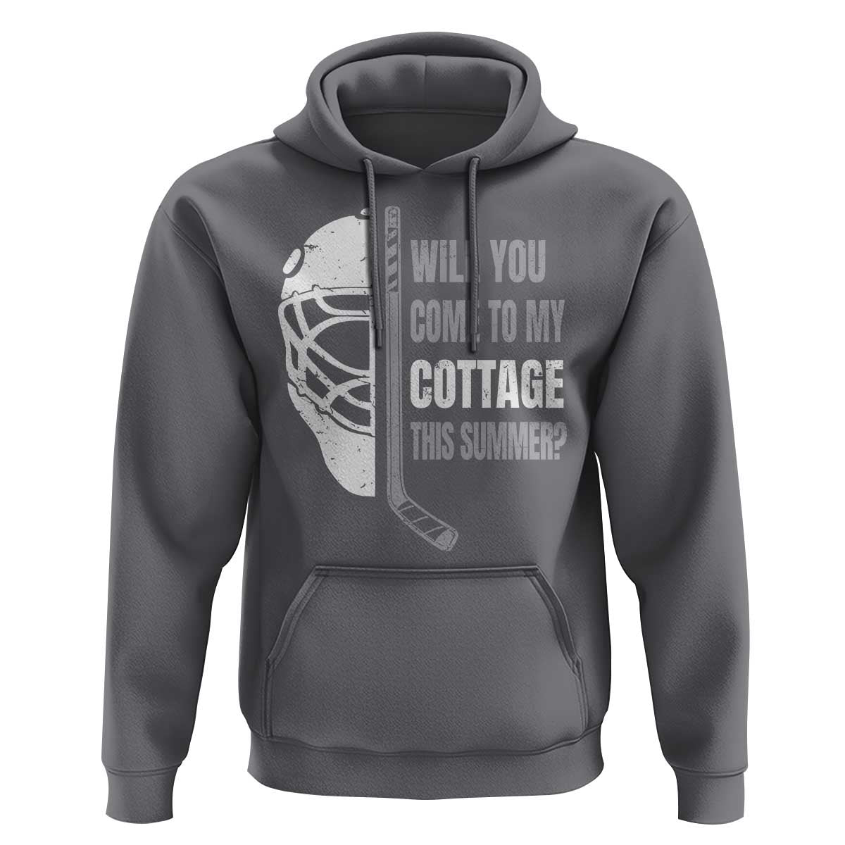 Will You Come To My Cottage This Summer Hoodie Retro LGBT Romance Hockey Fan