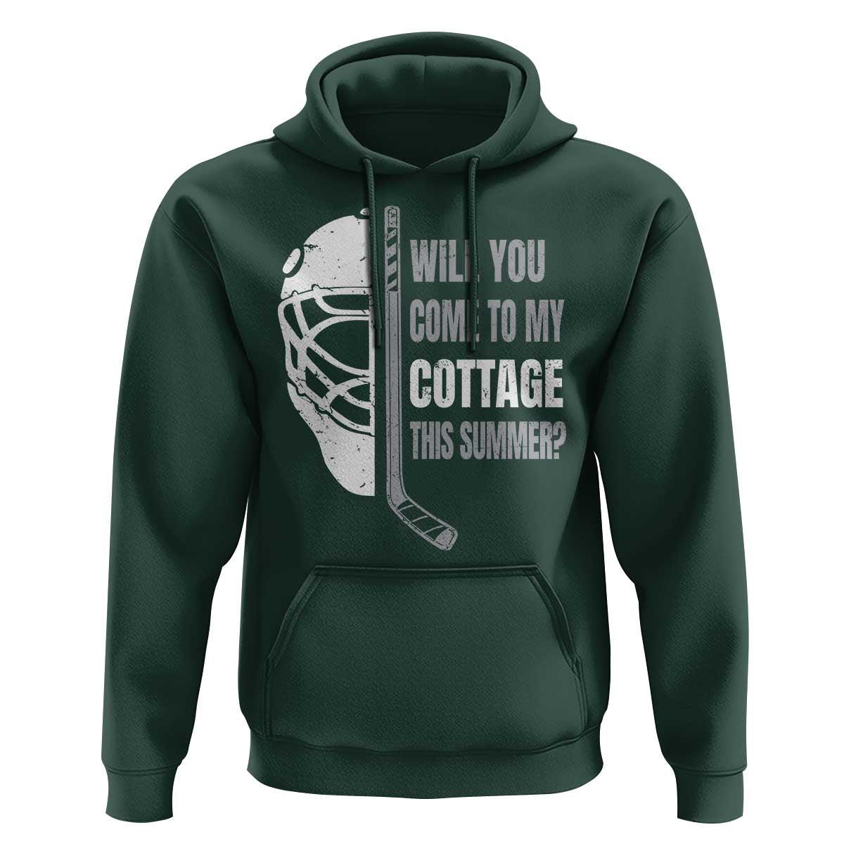 Will You Come To My Cottage This Summer Hoodie Retro LGBT Romance Hockey Fan