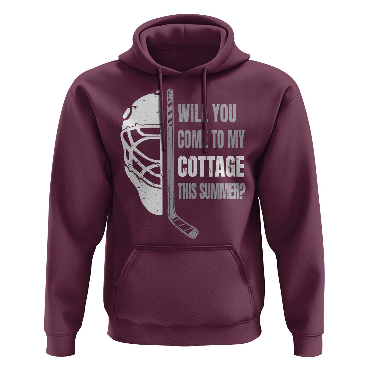Will You Come To My Cottage This Summer Hoodie Retro LGBT Romance Hockey Fan