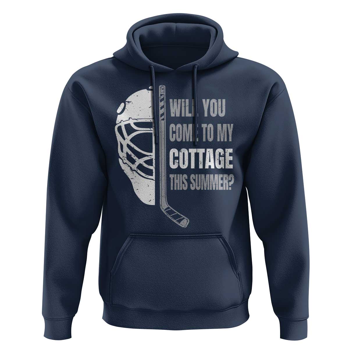 Will You Come To My Cottage This Summer Hoodie Retro LGBT Romance Hockey Fan