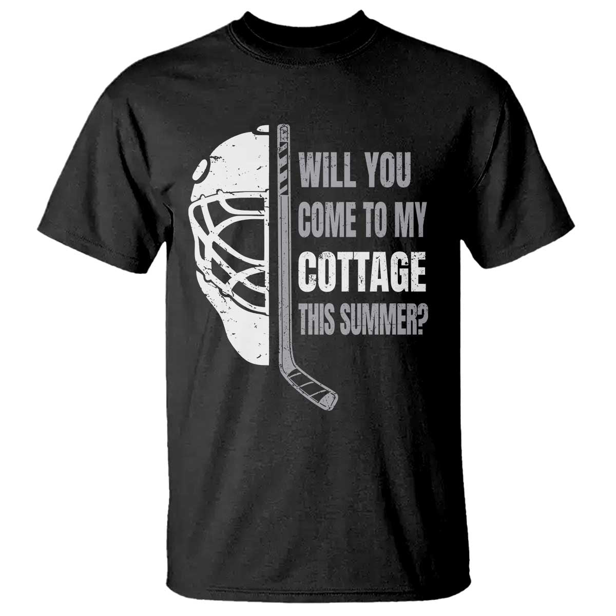Will You Come To My Cottage This Summer T Shirt Retro LGBT Romance Hockey Fan
