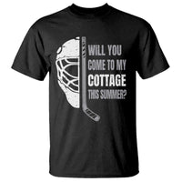 Will You Come To My Cottage This Summer T Shirt Retro LGBT Romance Hockey Fan