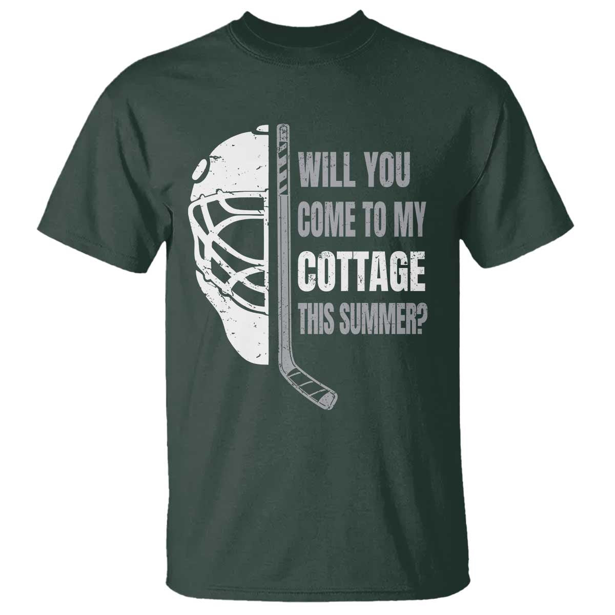 Will You Come To My Cottage This Summer T Shirt Retro LGBT Romance Hockey Fan