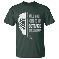 Will You Come To My Cottage This Summer T Shirt Retro LGBT Romance Hockey Fan