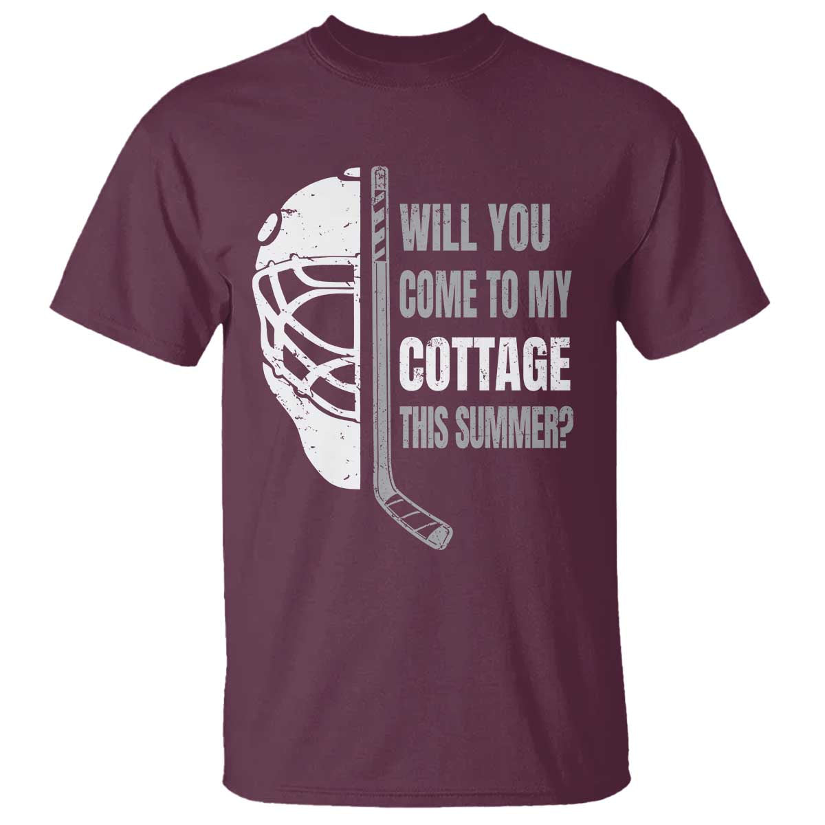 Will You Come To My Cottage This Summer T Shirt Retro LGBT Romance Hockey Fan