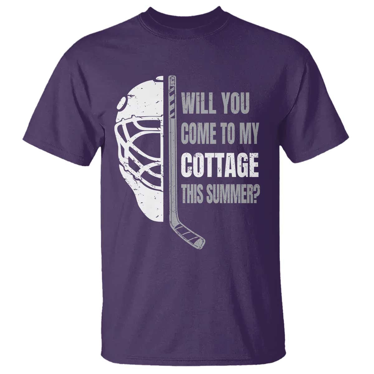 Will You Come To My Cottage This Summer T Shirt Retro LGBT Romance Hockey Fan